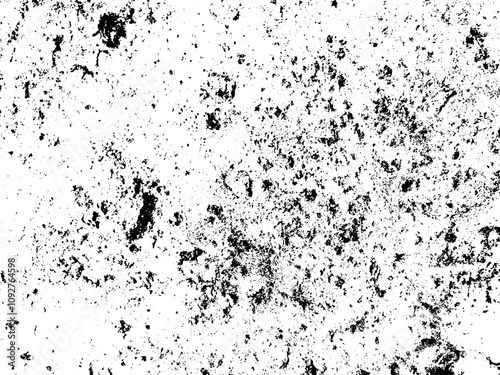 Distressed black and white grunge seamless texture