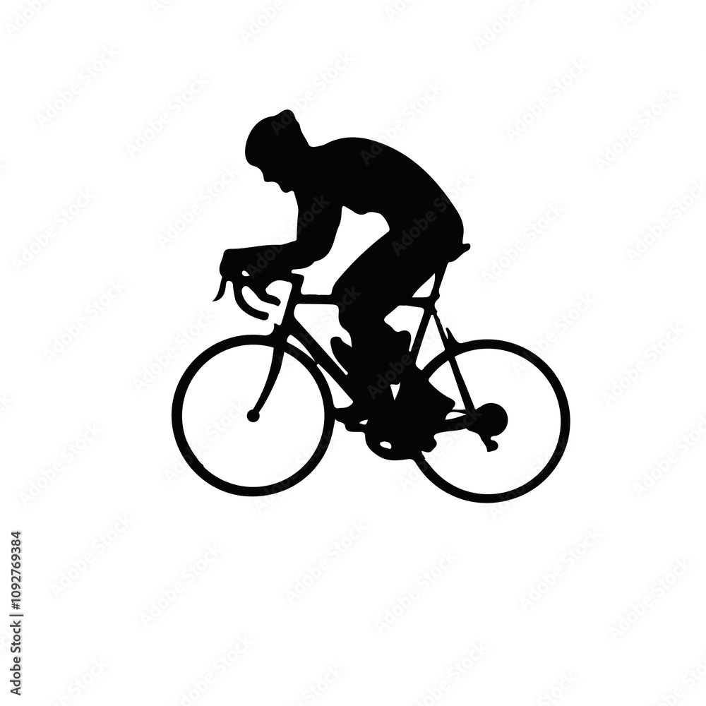 Obraz premium Cycle Biker Illustration 