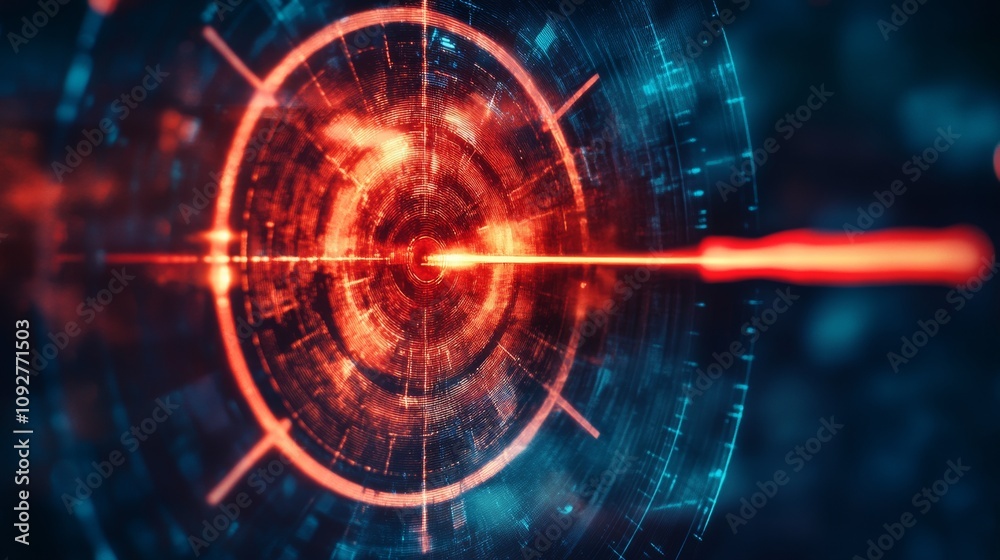 Obraz premium Accurate targeting icons: bullseye, crosshairs, and precise reticles for sharpshooting.