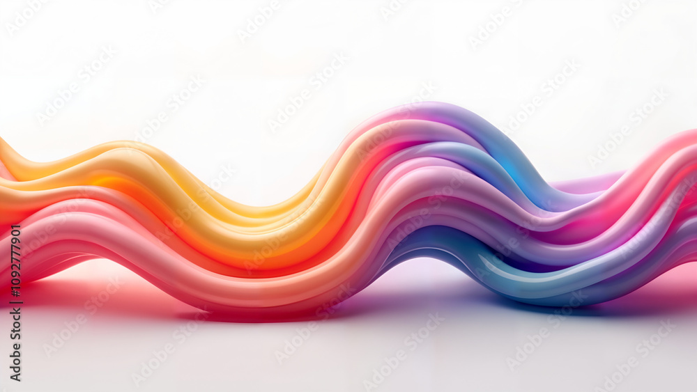 Abstract Liquid Shapes on a White Background Abstract Liquid Shapes on a White Background