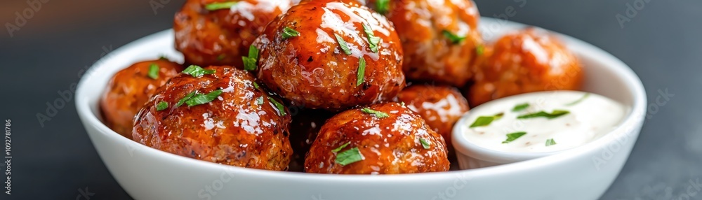 Savor spicy buffalo meatballs glazed with hot sauce and served fresh at home gatherings Savor spicy buffalo meatballs glazed with hot sauce and served fresh at home gatherings