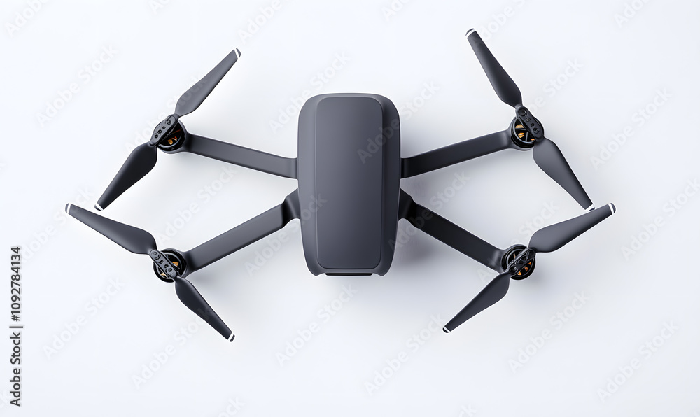 Drone isolated on white background Drone isolated on white background