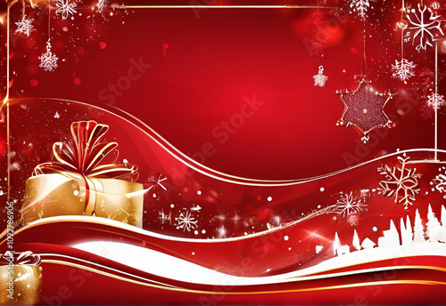 red christmas background