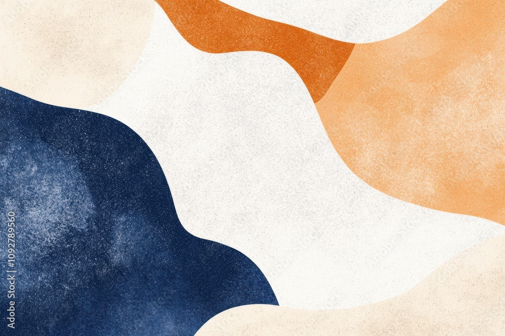 Obraz premium 抽象的な形状が交錯するアート作品の魅力的なデザイン