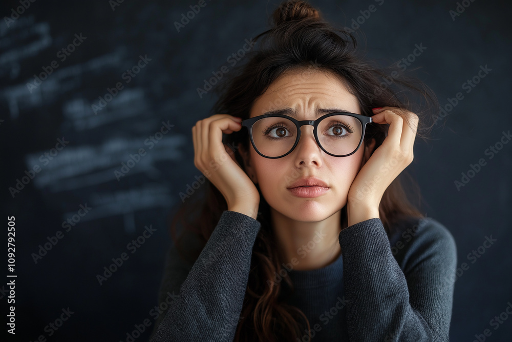 sad and frustrated school teacher sad and frustrated school teacher