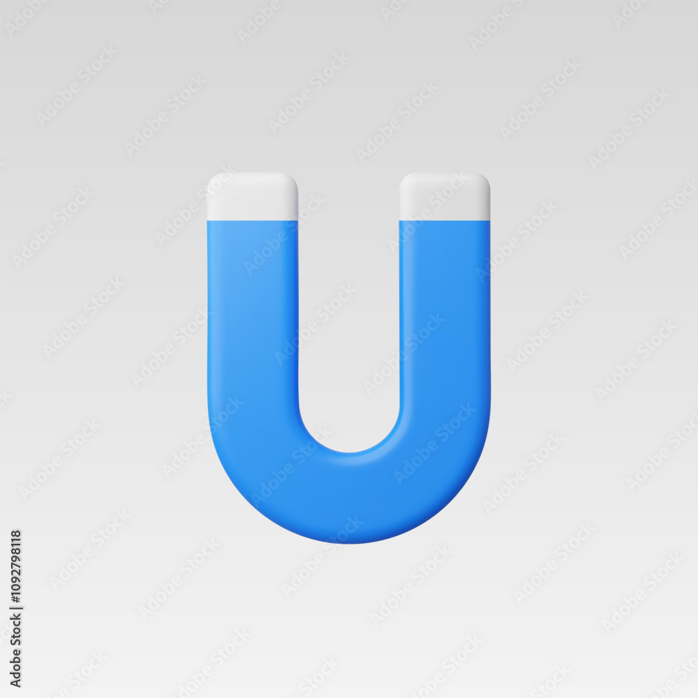 3d Realistic Magnet icon vector illustration 3d Realistic Magnet icon vector illustration