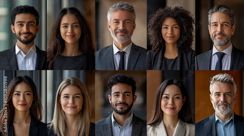This image showcases a diverse group of smiling professionals in a modern corporate setting, highlighting teamwork, professionalism, and positive workplace culture. This image showcases a diverse group of smiling professionals in a modern corporate setting, highlighting teamwork, professionalism, and positive workplace culture.