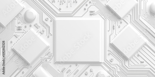 Circuit board technology abstract background