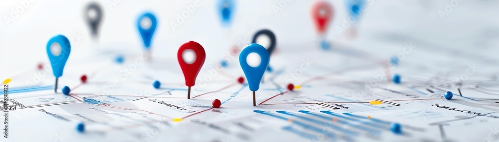 Fototapeta premium Tracking Referral Pathways Across Devices for consistency.