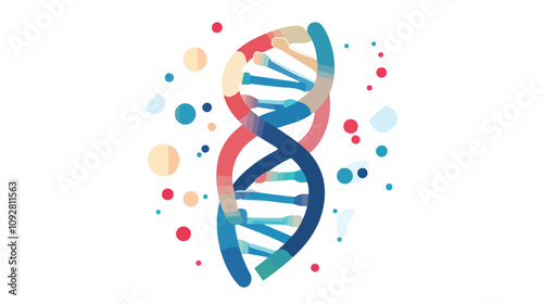 DNA Science Research Lab Logo with Helix Medical Design