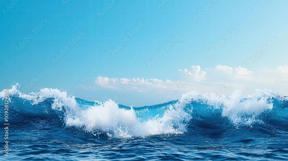 Waves surging and crashing during high tide, splashes filling the air, high tide energy, ocean water motion Waves surging and crashing during high tide, splashes filling the air, high tide energy, ocean water motion