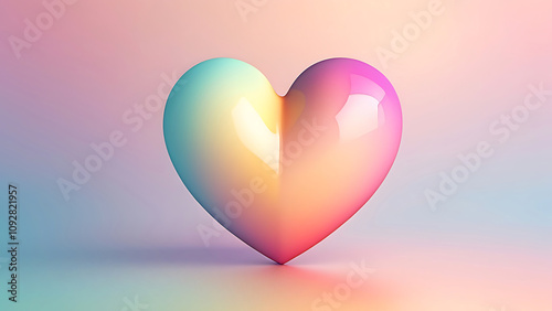 pink background with heart photo