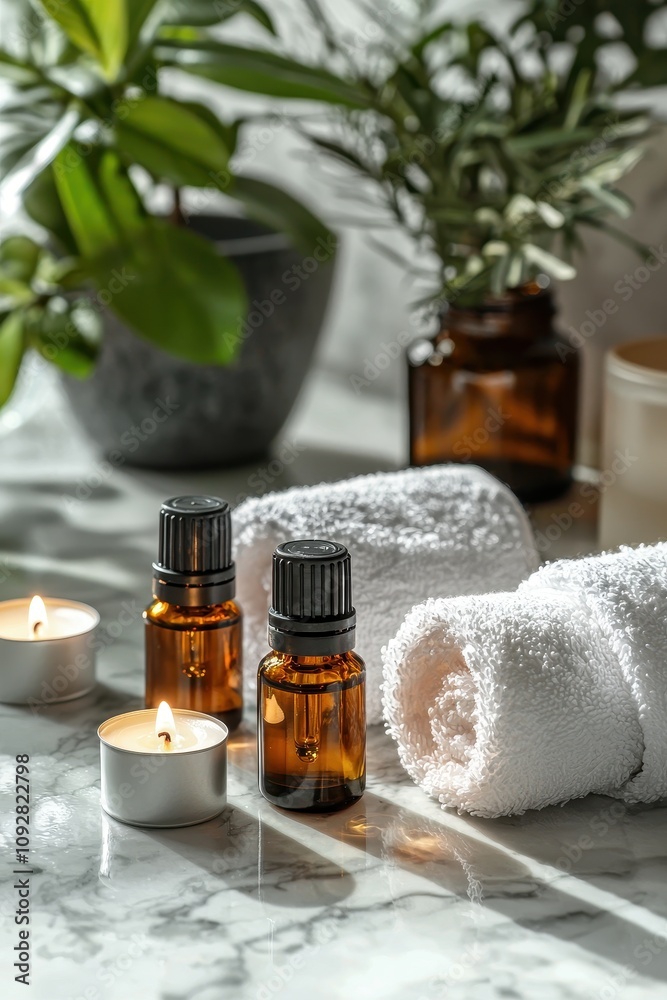 aroma oils spa concept. Selective focus