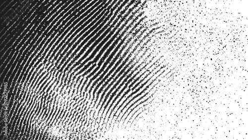 An abstract fingerprint design with a grunge texture, Detailed fingerprint on grunge background symbolizing identity verification