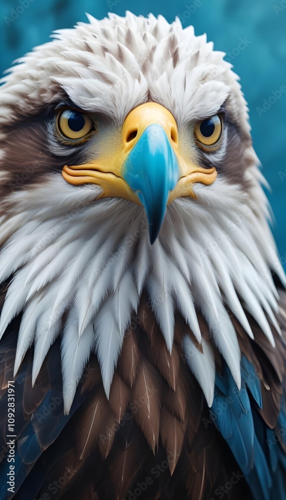 3d eagle rendering with open wings 3d eagle rendering with open wings