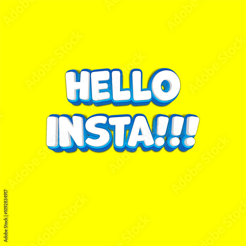 Hello Insta text effect