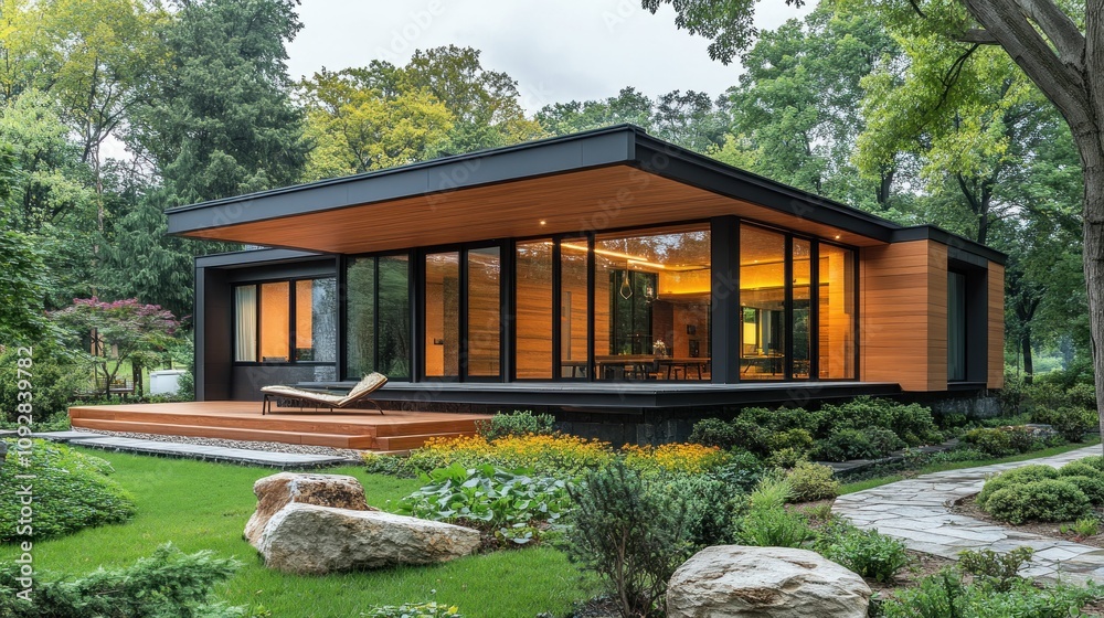 Modern Architectural Design: A Luxurious Contemporary Home nestled in Lush Greenery Modern Architectural Design: A Luxurious Contemporary Home nestled in Lush Greenery