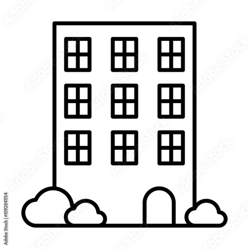 House Architecture of Building Construction Icons