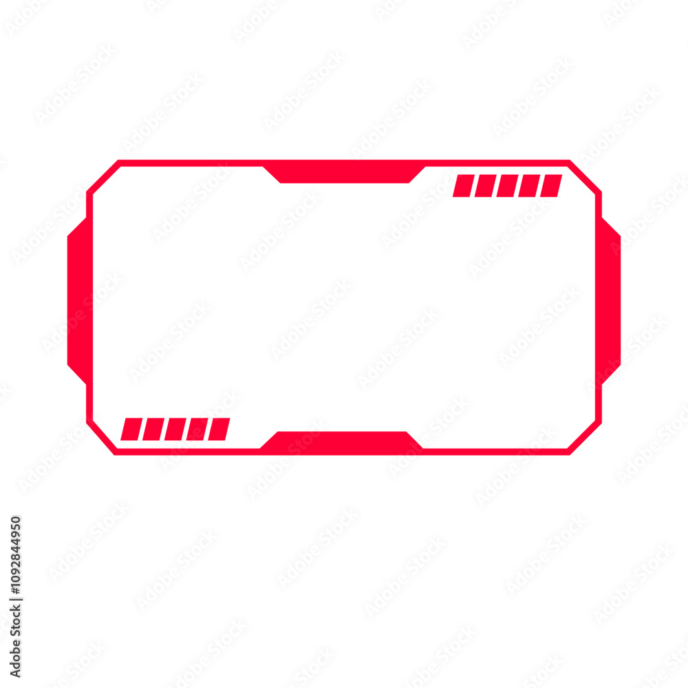 Futuristic Line Frame Tech