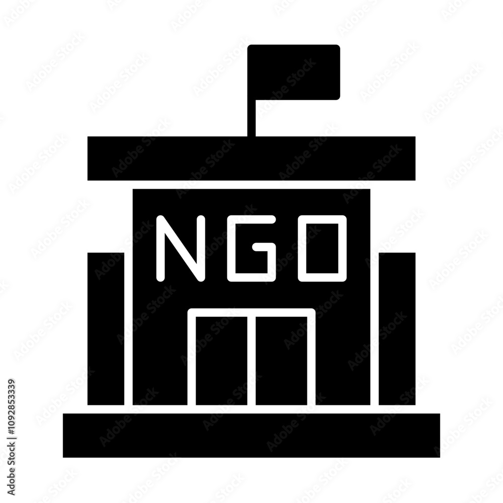 Non Goverment Organization Icon, NGO symbol Non Goverment Organization Icon, NGO symbol