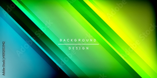 Bright lines background. Gradient geometric template wallpaper