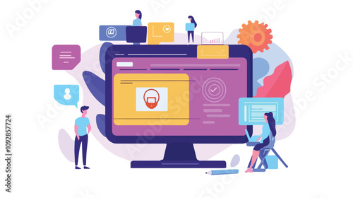 Efficient Content Management System for Quality Control in Professional Work Environment