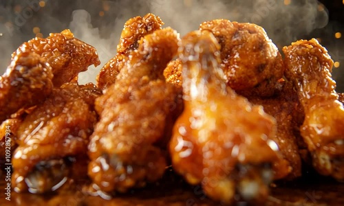chicken wings with sauce