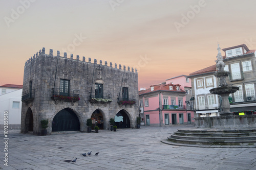 Historic center of the city of Viana do Castelo located in the north of Portugal #1092859518