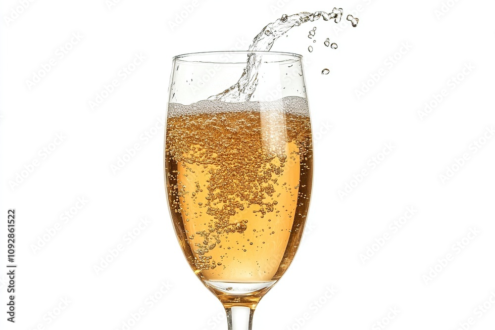 Glass of amber wine isolated on white background. Glass of amber wine isolated on white background.