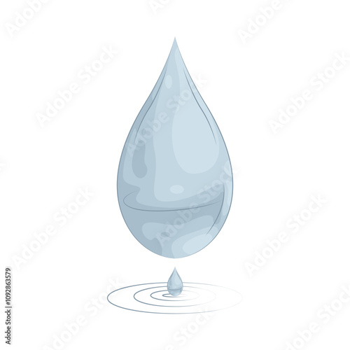 Illustration of Dew drops