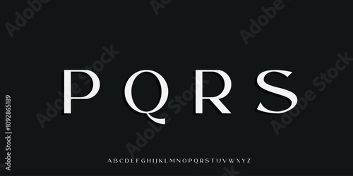 Alphabet Font Collection Classic and Modern Lettering Elegant Minimalist 