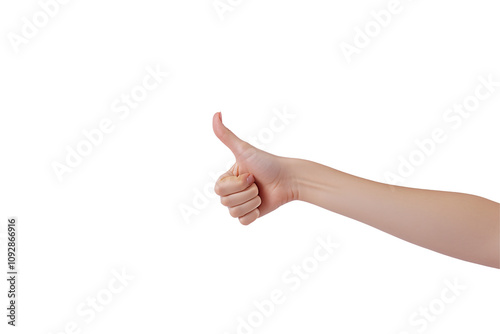 a hand giving a thumbs up