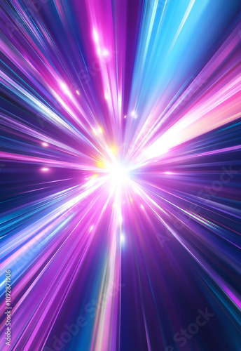 3d rendering glowing lines neon lights abstract psychedelic background ultraviolet vibrant colors Illuminating Elegance. Abstract light patterns merging white and silver hues 