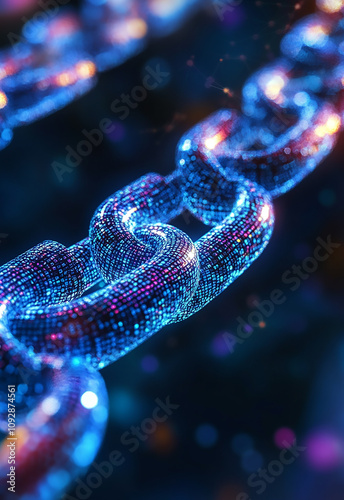 Examine the role of blockchain technology in enhancing cybersecurity resilience. segwit abstract concept programming network chain block fintech cryptocurrency background technology  photo