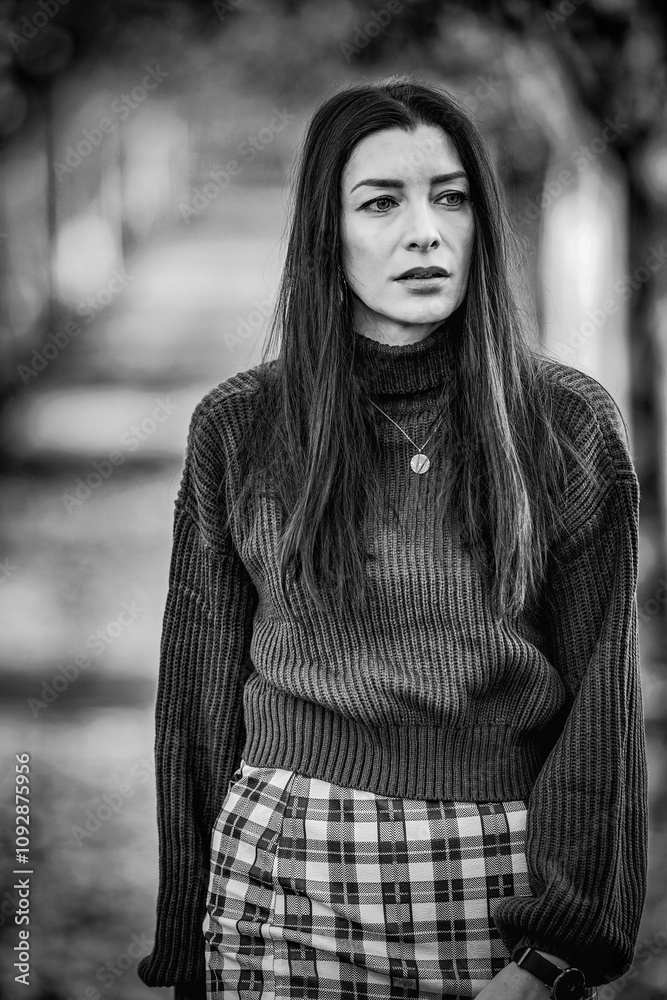 Naklejka premium portrait of a woman