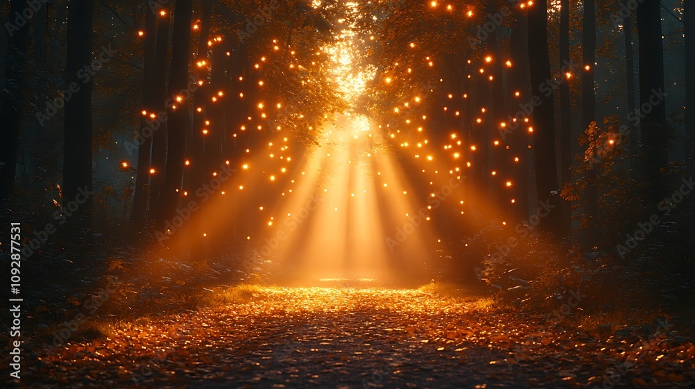 Fototapeta premium Nature light show