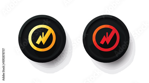 Simple Heat Preheat Icon Vector for Heating Thermostat Design
