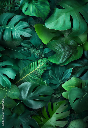 Beautiful flowers on blur green nature background. green nature background Copy space image with sunlight filtering through natural green leaves on a blurred greenery background 
