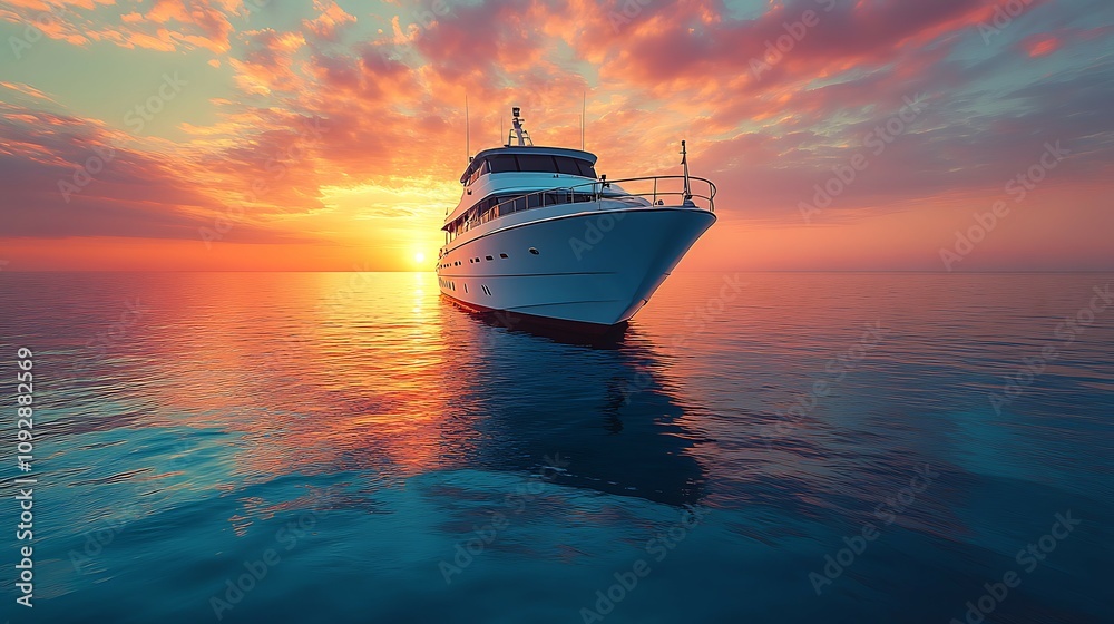 Sunset yacht serenity Sunset yacht serenity