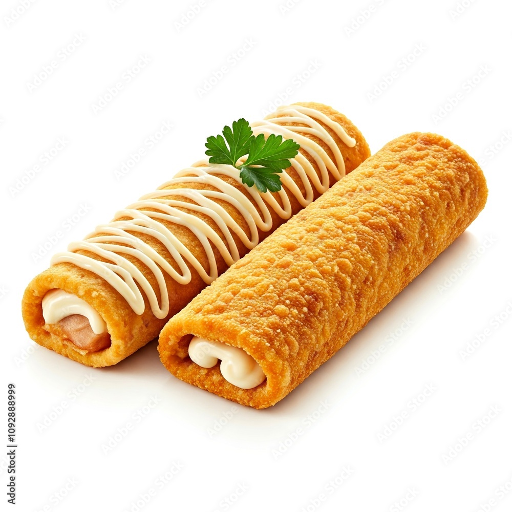 Moist rissoles in an appetizing dish Moist rissoles in an appetizing dish