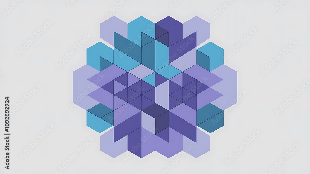 Abstract Geometric Pattern Artwork Abstract geometrical background