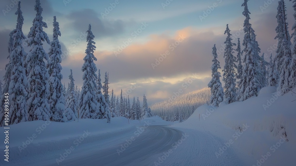 Winter wonderland scenic view snowy landscape nature photography frozen environment serene perspective tranquility and beauty Winter wonderland scenic view snowy landscape nature photography frozen environment serene perspective tranquility and beauty