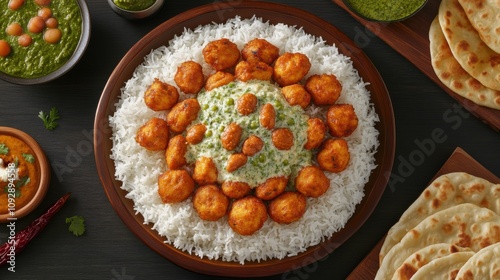 Classic Indian Cuisine with Curries and Breads