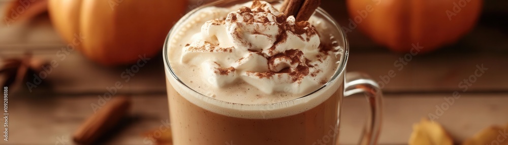 Fototapeta premium Harvesting creamy fluffy delights a cozy kitchen experience with seasonal ingredients