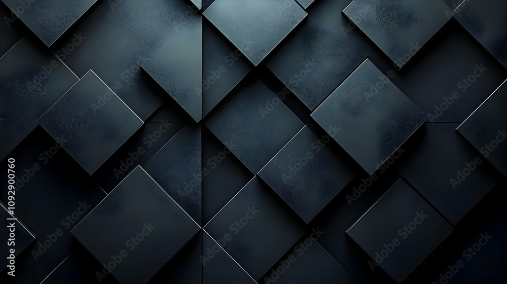 Dark Square Pattern: Abstract Geometric Design Dark Square Pattern: Abstract Geometric Design