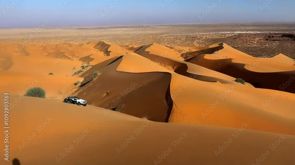 Document the unique beauty and ecology of desert landscapes, exploring activities like dune bashing or stargazing in arid regions.
