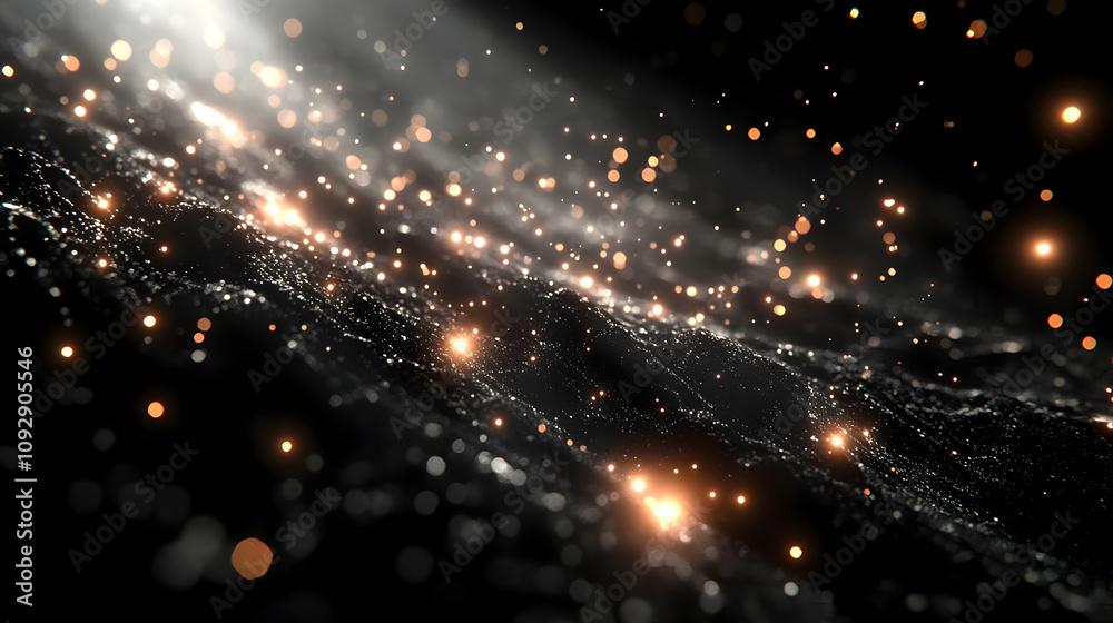 abstract black background with bokeh effect abstract black background with bokeh effect