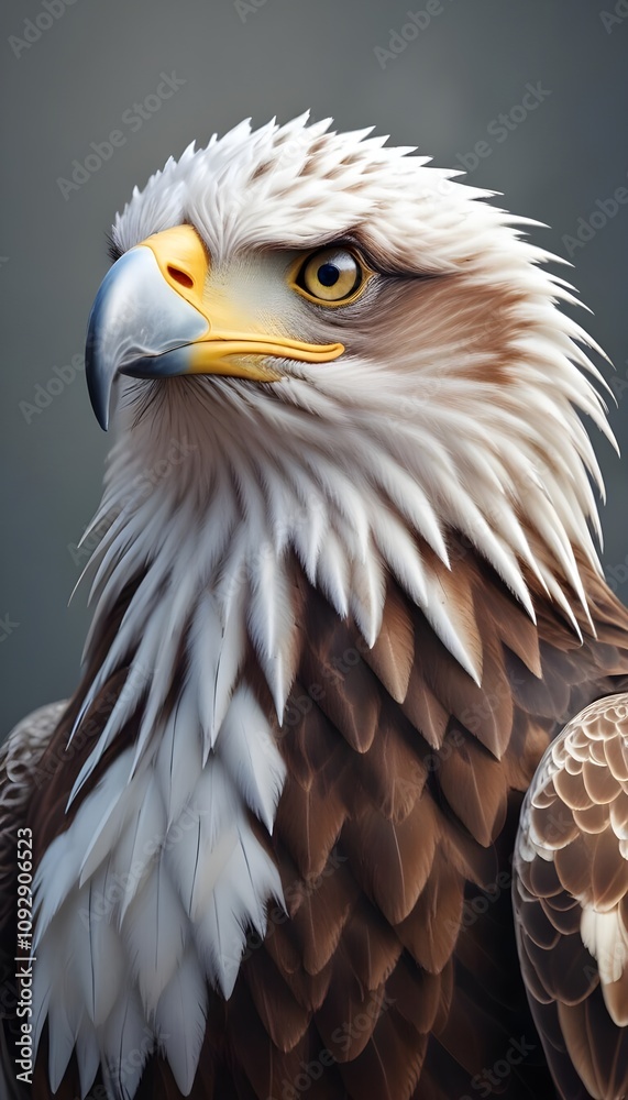 3d eagle rendering with open wings 3d eagle rendering with open wings