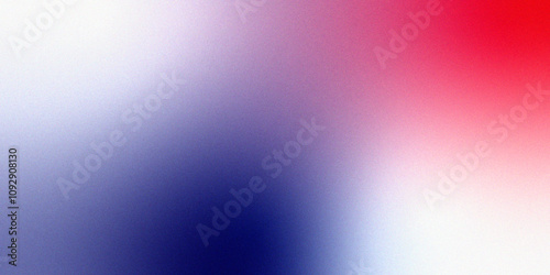 New Colorful Gradient Against Soft, Pastel Background. abstract red white blue tricolor flag gradient background . gradient background with grainy texture, Smooth transitions of iridescent colors, 