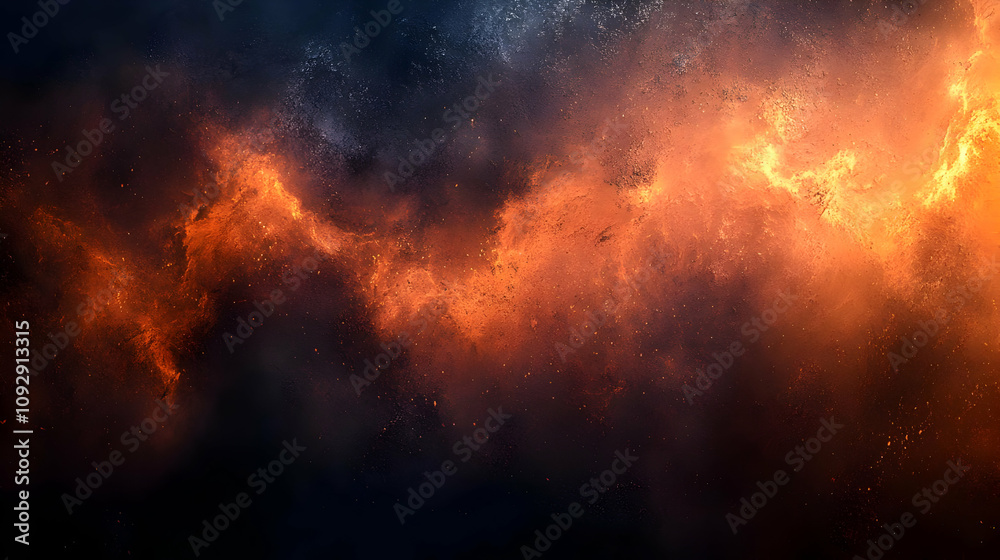 Naklejka premium Fiery Abstract Art: Texture, Color, and Design